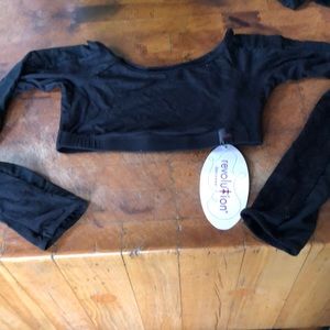 Girls dance crop top